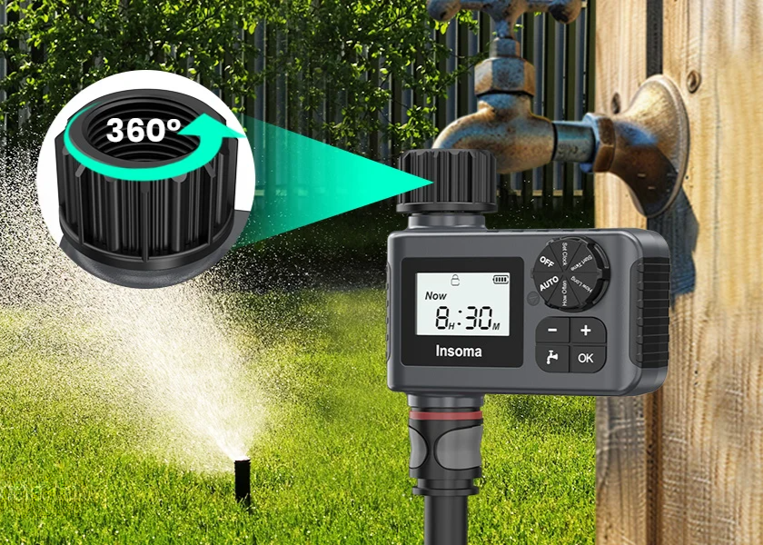 Programador de Irrigação com Display LCD
